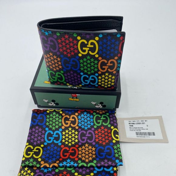 Gucci Other - Men’s Gucci psychedelic GG wallet/card case made in Italy